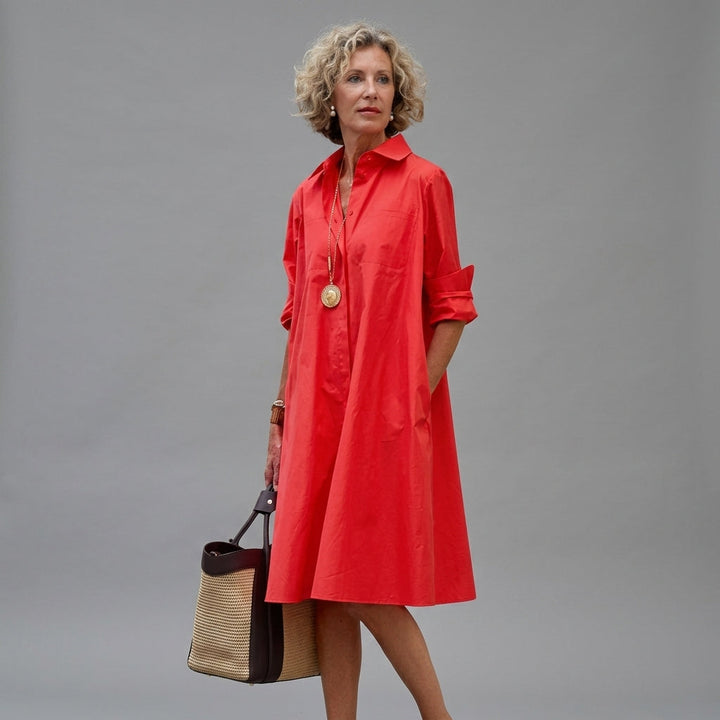 Paige | Sophisticated Pocket Shirt Dress