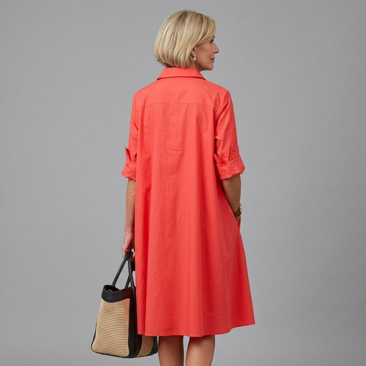 Paige | Sophisticated Pocket Shirt Dress
